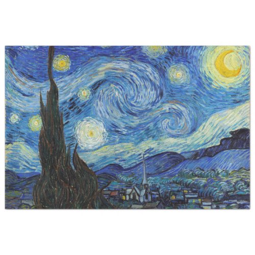 Starry Night Vincent van Gogh Tissue Paper