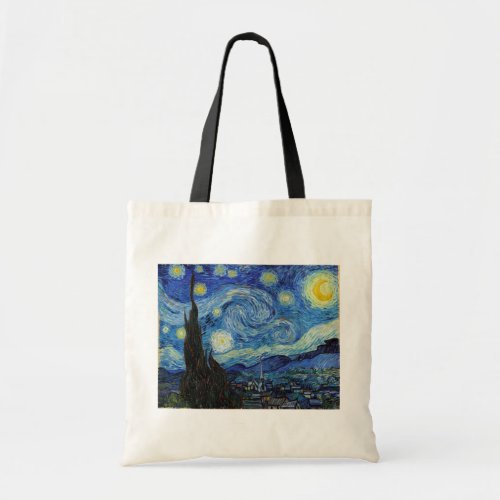 Starry Night Vincent van Gogh Tote Bag