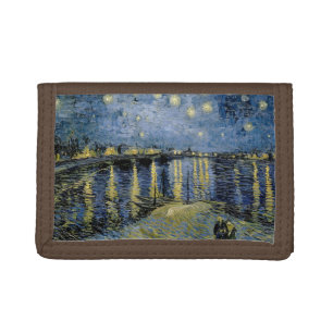  Starry Night  Vincent  van Gogh  Tri-fold Wallet