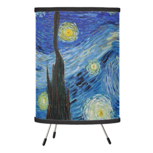 Starry Night Vincent van Gogh Tripod Lamp