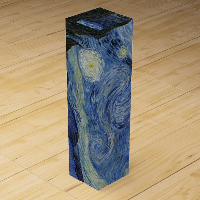 Starry Night Vincent van Gogh Wine Box (Front)