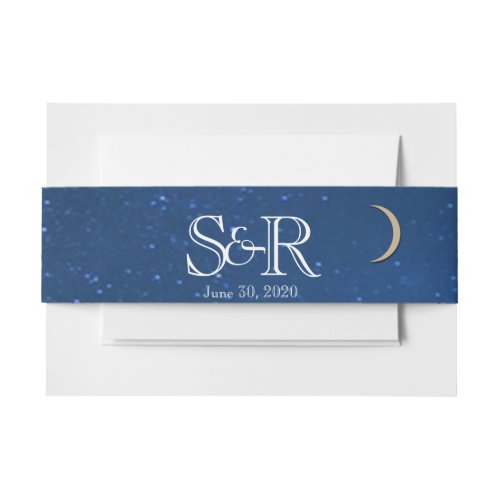 Starry Night Wedding Belly Band
