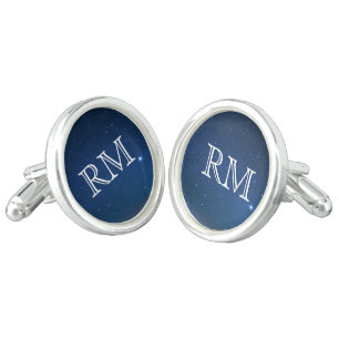 Starry Night Wedding Cuff Links
