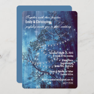 Starry Night Wedding Invitation