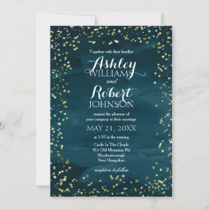 Starry Night Wedding Invitation