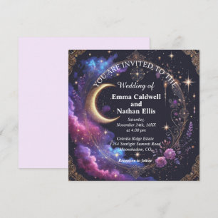 Starry Night Wedding Invitation