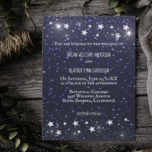 Starry Night Wedding Invitation