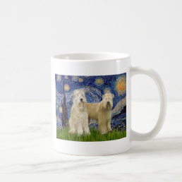 Starry Night - Wheaten Terriers (two) Coffee Mug