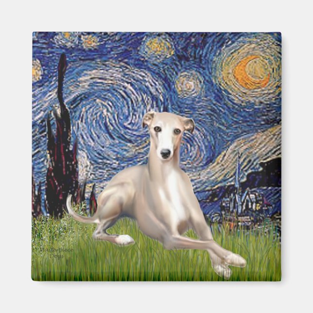 Starry Night - Whippet #2 Magnet (Front)