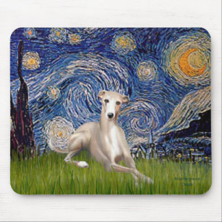 Starry Night - Whippet #2 Mouse Pad