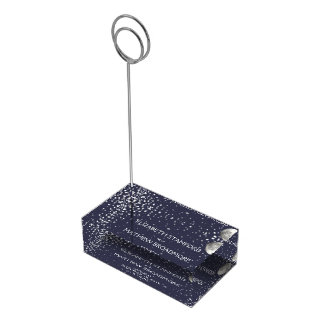 Starry Night with Moon Table Number Holder