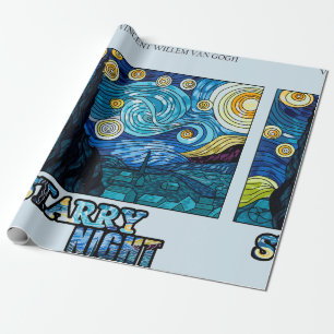 Starry Night Wrapping Paper