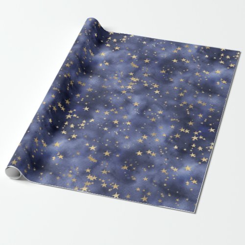 Starry Night Wrapping Paper