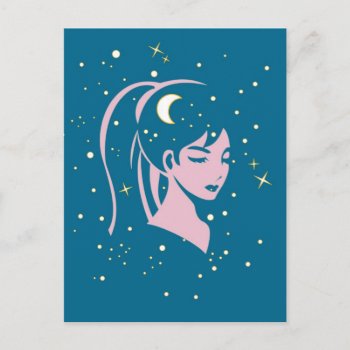 Starry Nite Postcard by JellyRollDesigns at Zazzle