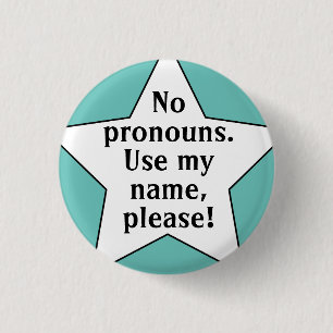 Starry No Pronouns/Use My Name Button