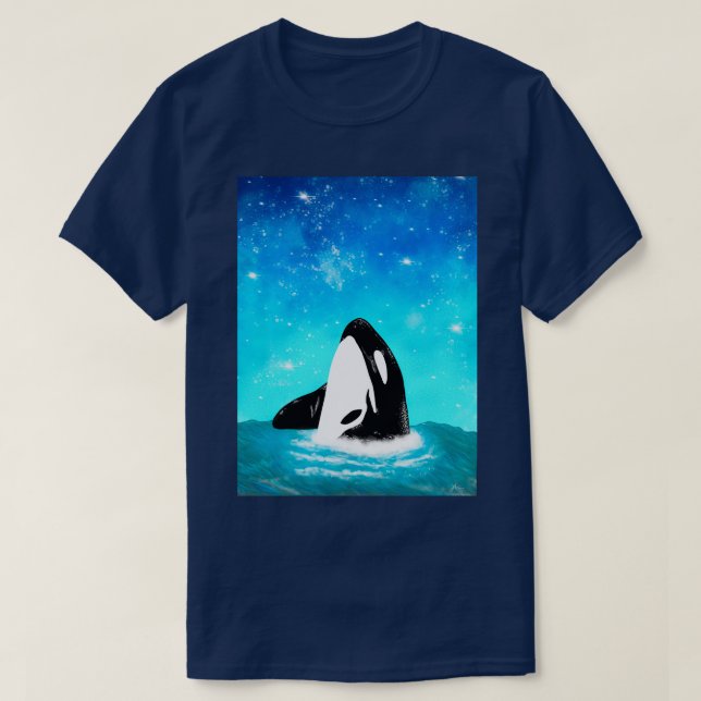 Starry Orca T-Shirt (Design Front)