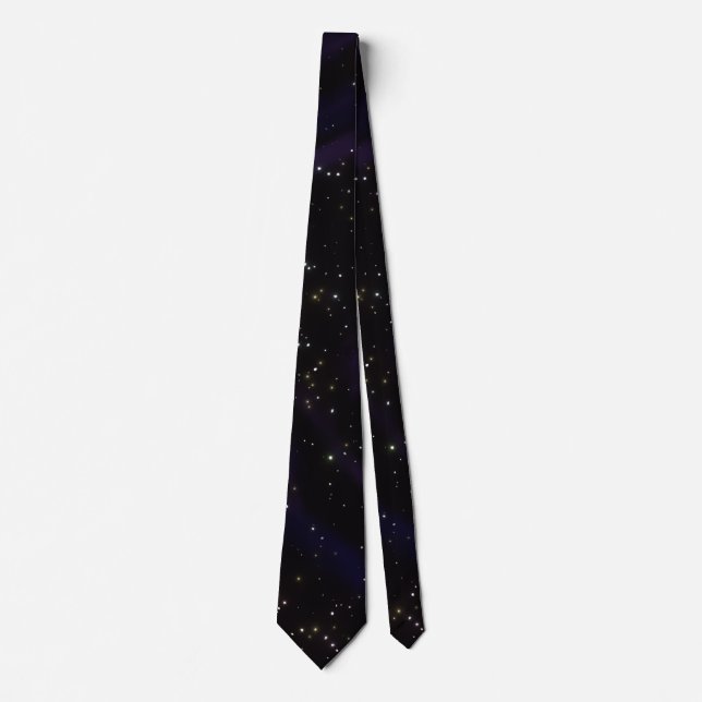 Starry Outer Space  Neck Tie (Front)