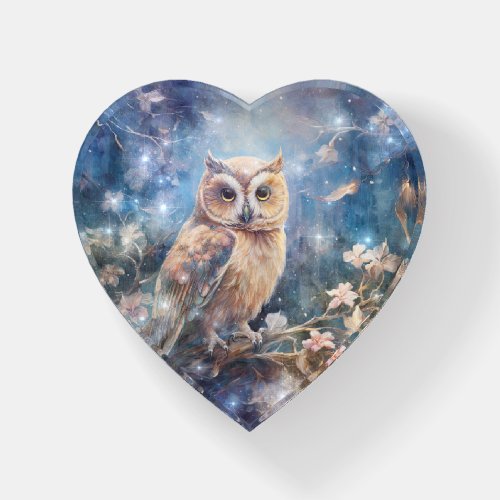 Starry Owls Paperweight