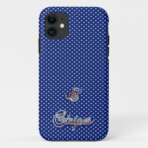 Starry Pattern Stars and Stripes Funny iPhone 11 Case