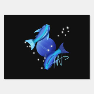 Starry Pisces Neptune Zodiac Sign