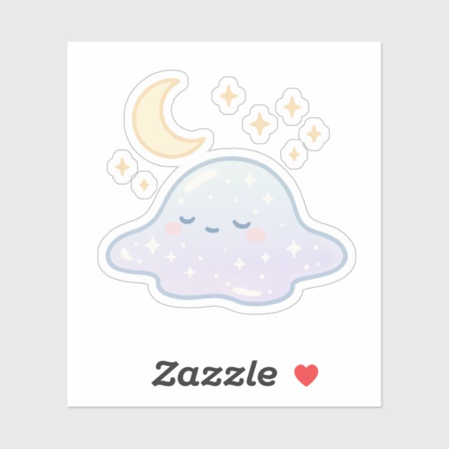  Starry Puddle Slime Sticker (Sheet)