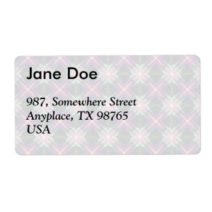 Starry quilt pattern label