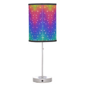 Starry Rainbow Lampshade Table Lamp (Back)