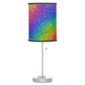Starry Rainbow Lampshade Table Lamp (Left)
