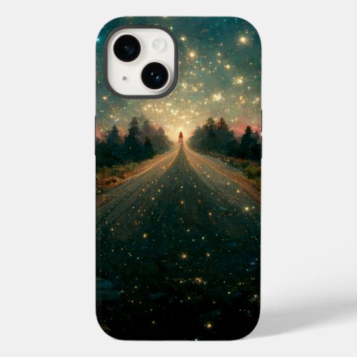 Starry Road Fantasy Landscape Sci_Fi Case_Mate iPhone 14 Case