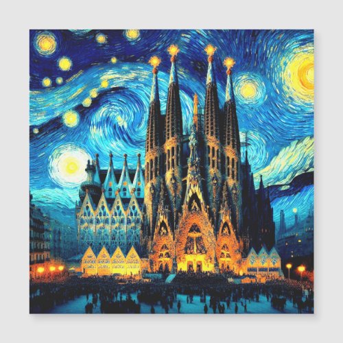 Starry Sagrada Familia Barcelona