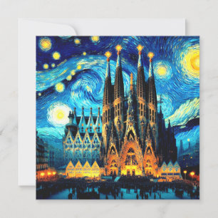 Starry Sagrada Familia Barcelona