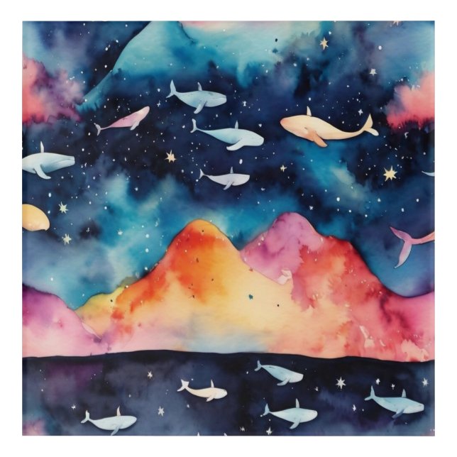 Starry Seascape Acrylic Print (Front)