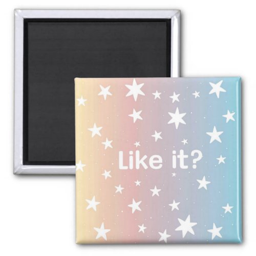 Starry Serenity Soft Gradient with Petite Star Magnet