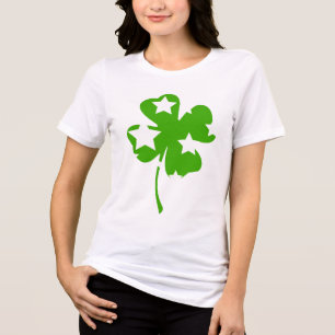 Starry Shamrock St. Patrick’s Day Tri-Blend Shirt