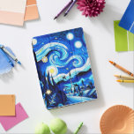 &quot;Starry Skies: Van Gogh-Inspired iPad Cover Case
