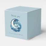 Starry sky and moon baby shower welcome favor boxes