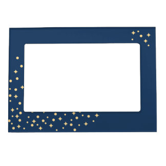 Starry Sky- Asymmetric, light blue Magnetic Frame
