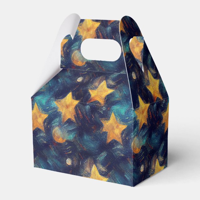 Starry Sky Favor Boxes (Front Side)