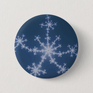 Starry Sky - Fractal Pinback Button