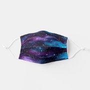 Starry Sky Space Galaxy with stars Face Mask