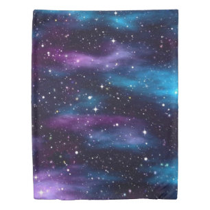 Starry Sky Galaxy Duvet Cover