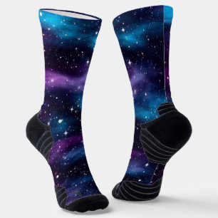 Starry Sky Galaxy Socks