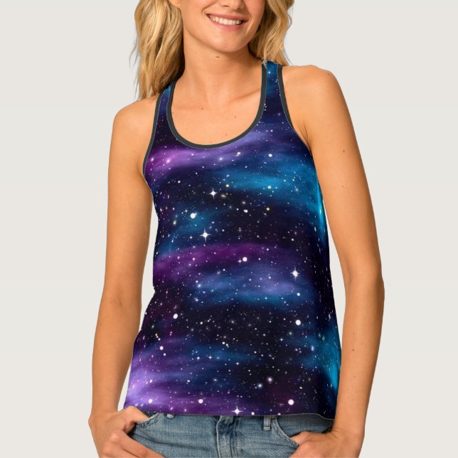 Starry Sky Galaxy Tank Top (Front)