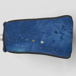 Starry Sky Illustration Golf Head Cover