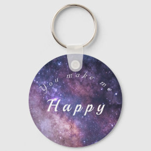 Starry sky keychain
