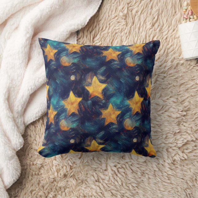 Starry Sky Throw Pillow (Blanket)