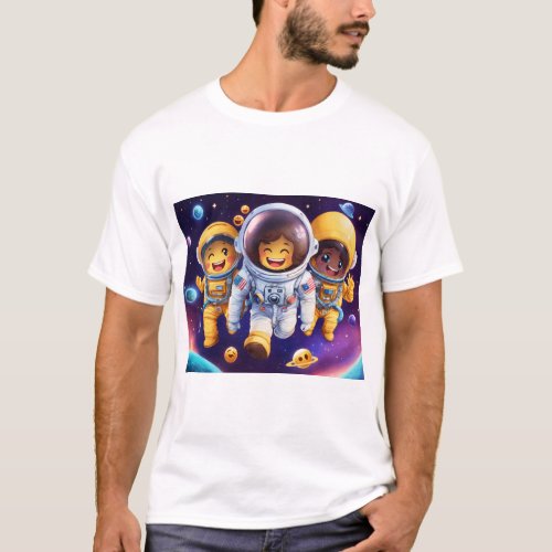 Starry Smiles Whimsical T_Shirt Designs for Celes