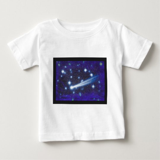 Starry Space Sky & Asteroid Baby T-Shirt