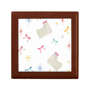 Starry Sparkle Cute Puppy Wishes Gift Box