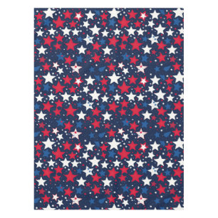 Starry Splendor: Red, White & Blue  Tablecloth